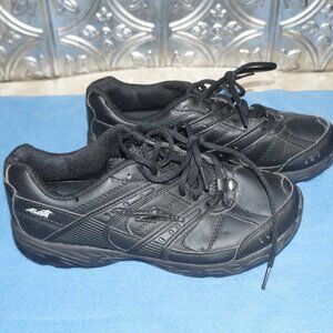 AVIA Womens Black Lace Up Sneakers Size US 8